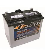 DEKA AGM Startbatteri 12V 31AH 320CCA (213x130x184/194) Polstilling 5 - Plusspol til hÃƒÂ¸yre (Miata)