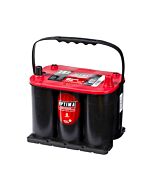 OPTIMA AGM Red Top 12V 44AH 730CCA (237x172x197mm) Polstilling 5 - Plusspol til hÃƒÂ¸yre 8035-255