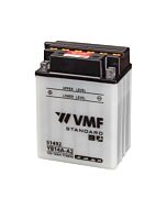 VMF MC Batteri 12V 14AH 175CCA (135x91x167) Polstilling 4 - Plusspol til venstre | YB14A-A2