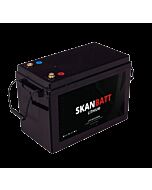 SKANBATT Lithium Batteri 12V 200AH 200A BMS (345x190x245mm) - NYHET