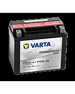 VARTA AGM MC Batteri 12V 10AH 150CCA (152x88x131mm) Polstilling 4 - Plusspol til venstre YTX12-BS