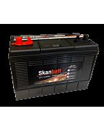 SKANBATT Fritidsbatteri 12V 115AH 800CCA (330x172x222/242mm) Dual Pol