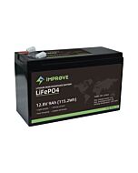 IMPROVE Lithium Batteri 12V 9Ah (LiFePO4) BMS 9A