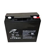 RITAR High Rate AGM Batteri 12V 22AH (181x77x167mm) M5