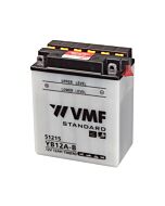 VMF MC Batteri 12V 12AH 150CCA (135x81x161) Polstilling 4 - Plusspol til venstre | YB12A-B