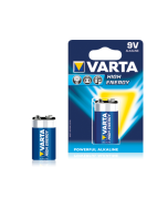 Kjøp Varta High Energy 9V Alkaline batteri hos altitec.no for kr 42,00