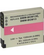 Kjøp Batteri til Panasonic LUMIX DMC-TZ.. DMW-BCM.. 3,6V hos altitec.no for kr 328,00
