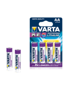 Kjøp Varta Professional Lithium AA 1,5V batteri (4 stk) hos altitec.no for kr 139,00