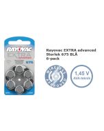 Kjøp Rayovac EXTRA Advanced 675 Høreapparatbatteri 1,45V PR 44 hos altitec.no for kr 29,00