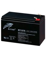 12V 7Ah AGM batteri F2 terminal 10års 