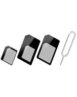 Kjøp Sim kort adapter sett med simkort verktøy for iPhone hos altitec.no for kr 99,00