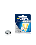 Kjøp Varta V12GA Alkalisk 1,5V batteri 80 mAh LR43 hos altitec.no for kr 31,00