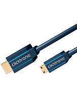 Clicktronic 1m HDMI til mini HDMI kabel